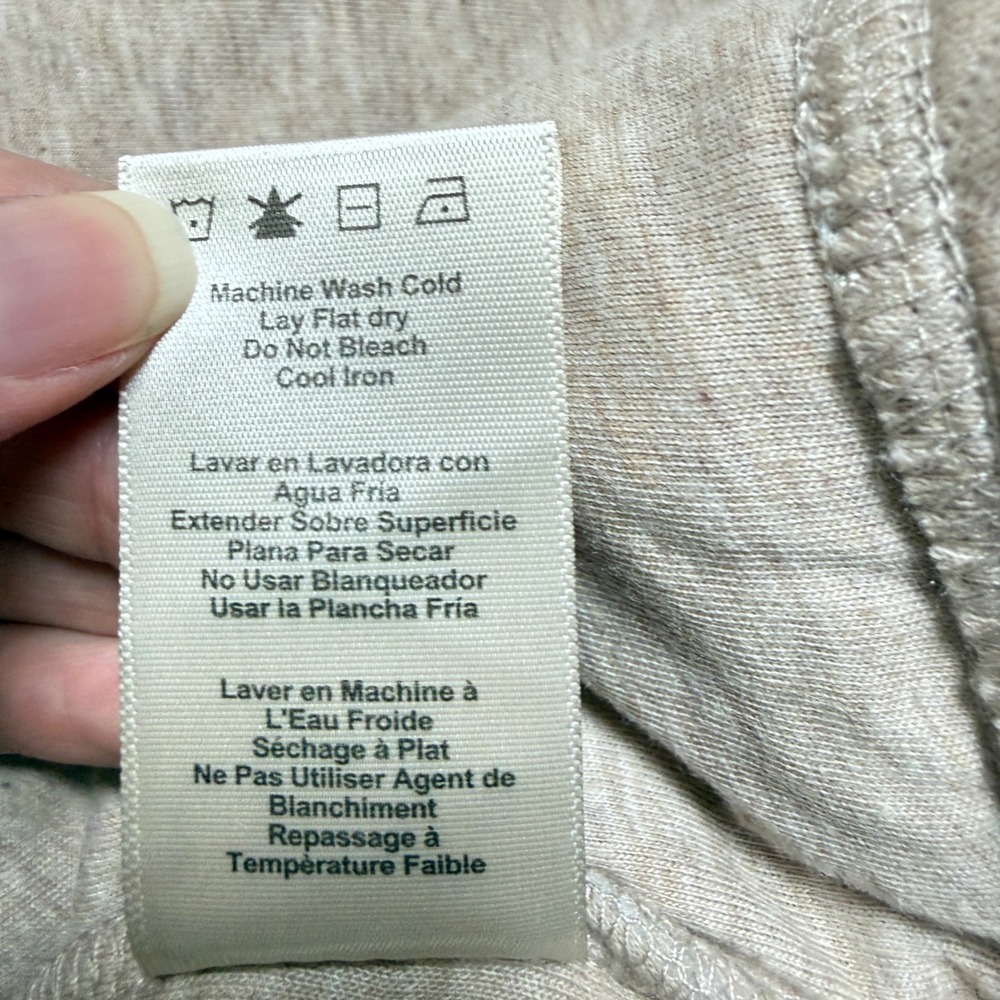 UGG Women's Quilted Asymmetrical Kay Zip Hoodie Jacket Sherpa Tan Size Large - Picture 10 of 12